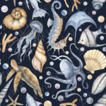 Fond de l'océan fond marine