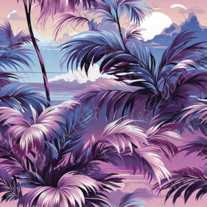Palmier mauve 5