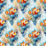Poisson clown et coraux