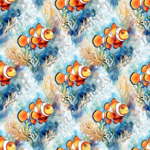 Poisson clown et coraux