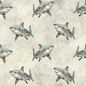 Requin boho fond grunge