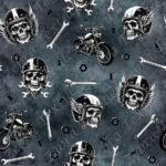 Skull mécanique fond marine