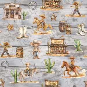 Cowboy fond planche