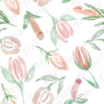 Fleur érotique fond blanc