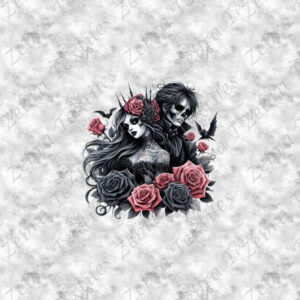 Amour gothique fond grunge