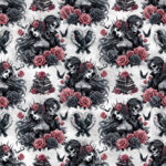Amour gothique fond grunge