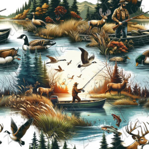 Chasse et pêche en forêt