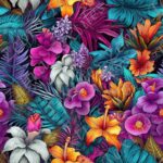 Fleur tropical vive