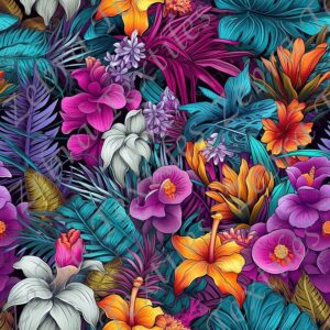Fleur tropical vive
