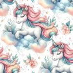Licorne sur nuage
