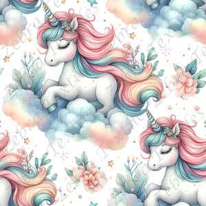 Licorne sur nuage