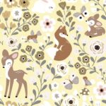 Animaux et fleur fond