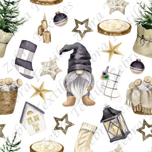 Gnome et bas de Noël
