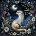 Hermine sous la lune