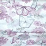 Papillon mauve et gris
