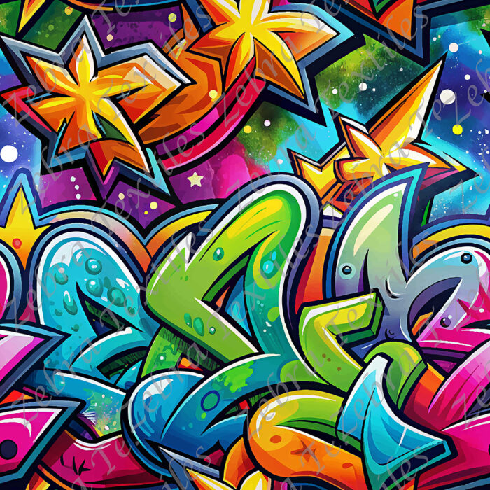 Graffiti art coloré 3