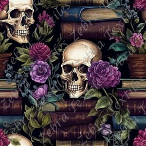 Livre et skull