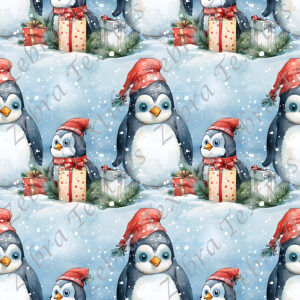 Pingouin et cadeau