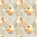 Poussin dans les champs