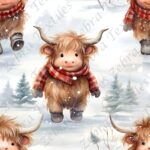 Vache et foulard rouge
