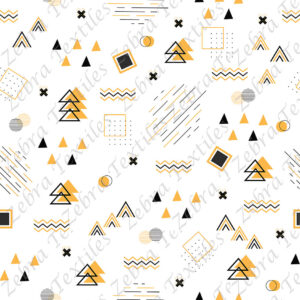 Forme abstraite jaune et noire