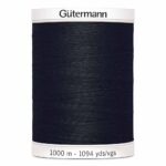 Fil de polyester tout usage Gutermann 1000m noir