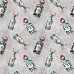 Gin Noël fond gris