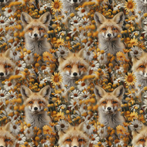 Renard et marguerite
