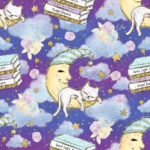 Collection chat nuit lune