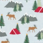 Orignal et sapin de Noël