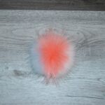 Pompon vraie fourrure trio pastel
