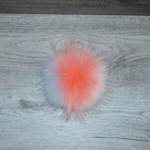 Pompon vraie fourrure trio pastel
