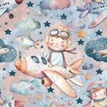 Aviateur dans les nuages