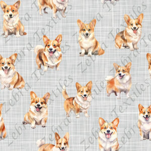 Corgi fond lin