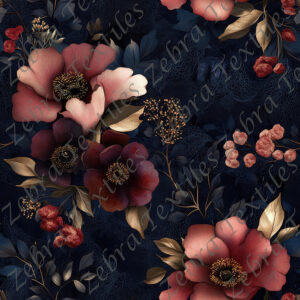 Floral rosé chic