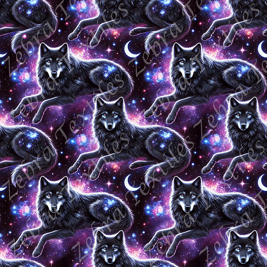 Loup galactique couché