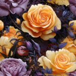 Rose orangé mauve
