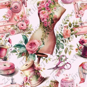 Couture floral rose