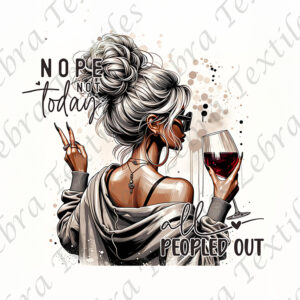 Fille et vino not today
