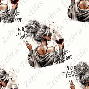 Fille et vino not today