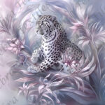 Léopard jungle luxuriante