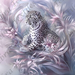 Léopard jungle luxuriante