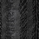 Peau de serpent noir