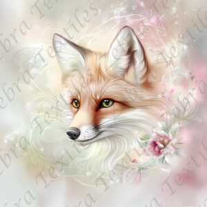 Renard floral lumineux