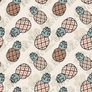 Ananas vintage estivale