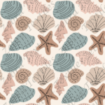 Coquillage vintage estivale