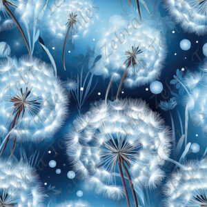 Dandelion bleu 8 fond marine