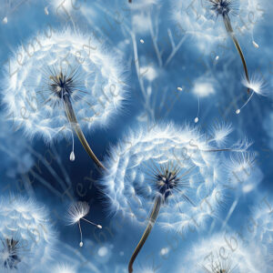 Dandelion bleu 9 fond marine