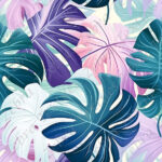 Feuillage pastel tropical 11
