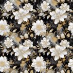 Floral marbré 5